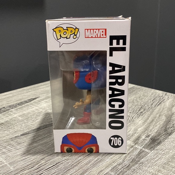 Funko Pop! | Marvel Lucha Libre #706: El Aracno (Spider-Man) - Bobble-Head - Picture 5 of 14